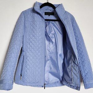 Giacca Light Blue Quilted Zip up Jacket